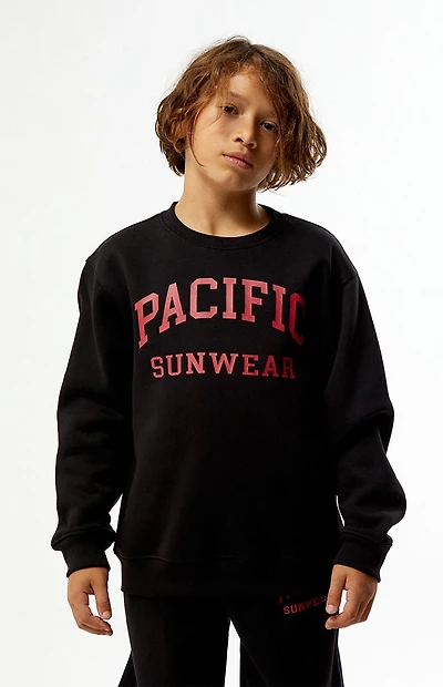 Pacsun Kids Black Crew Neck Sweatshirt