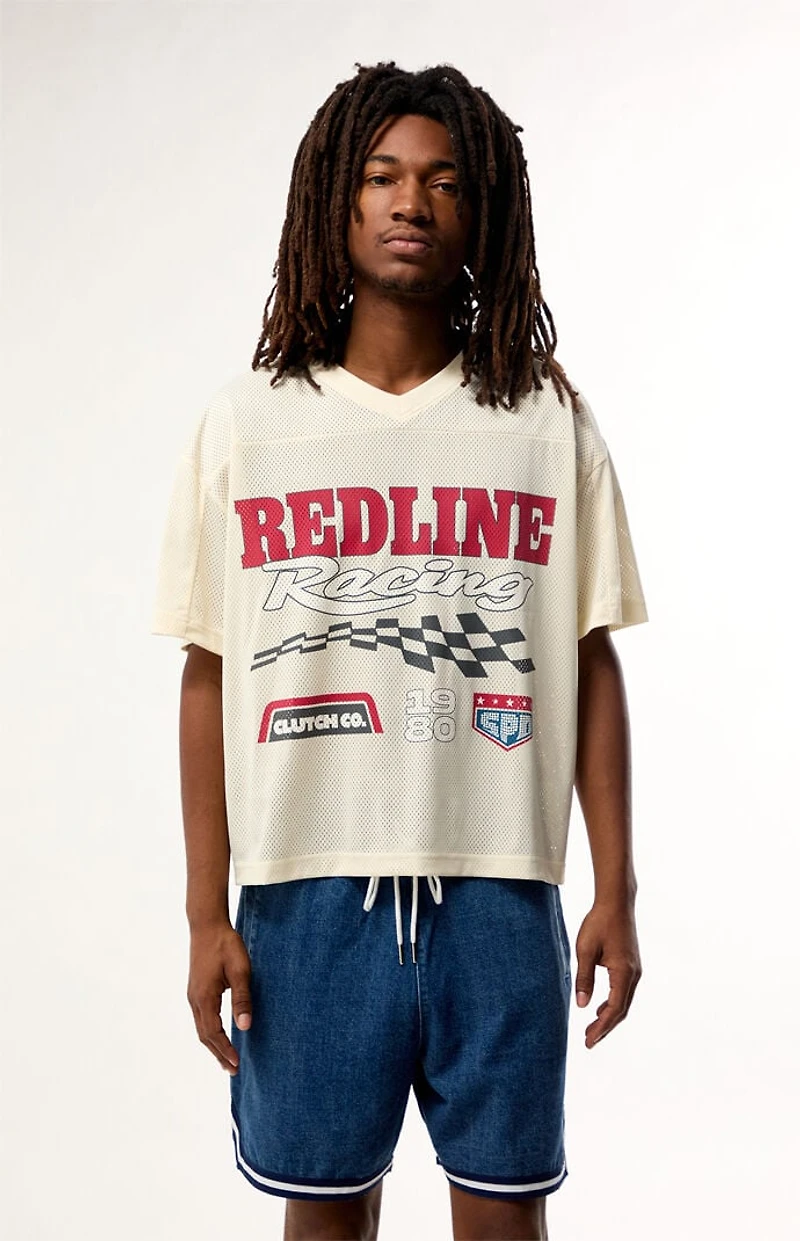Pacsun Redline Racing Mesh Short Sleeve Jersey