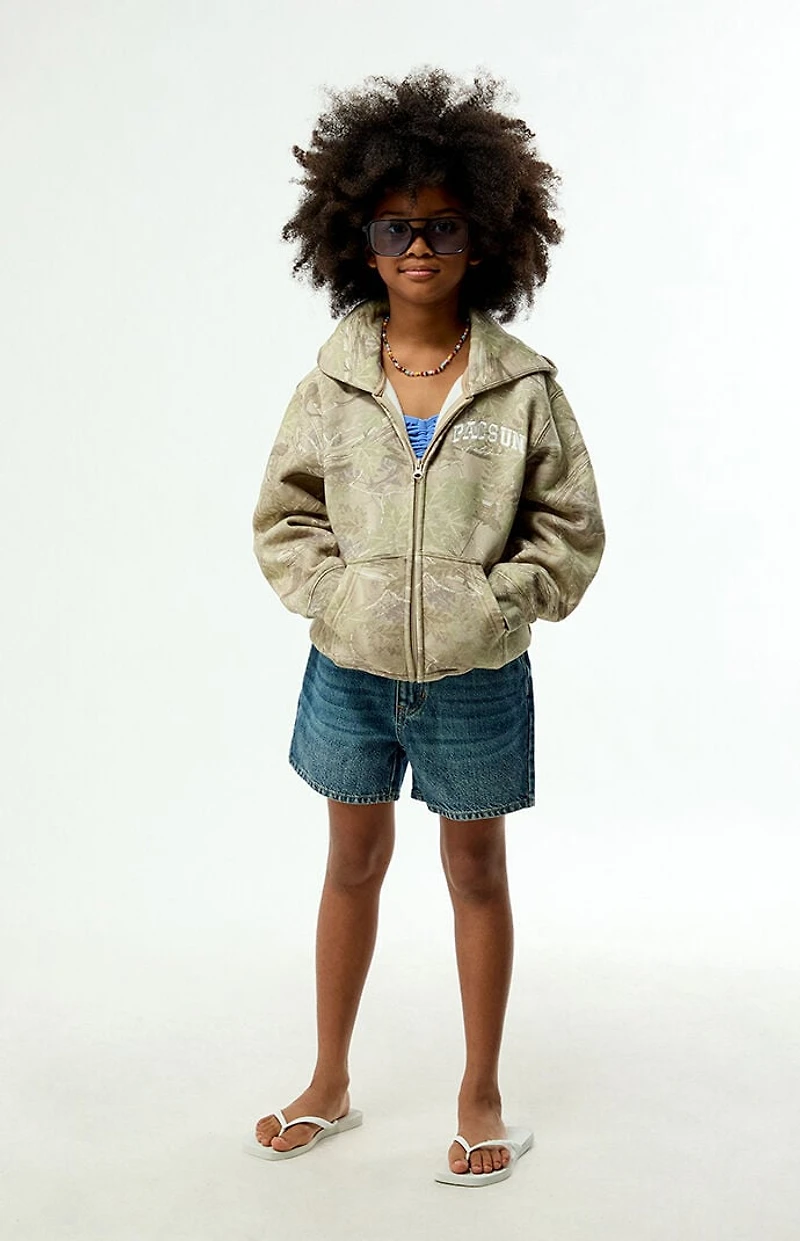 Pacsun Kids Camo Full Zip Hoodie