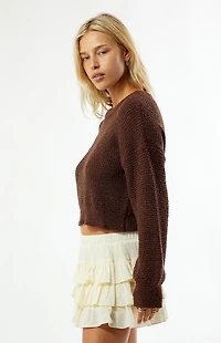 Your Favorite Snug Waffle Knit Sweater
