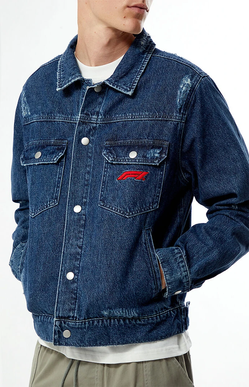 Formula 1 x Pacsun Monza Italy Denim Jacket