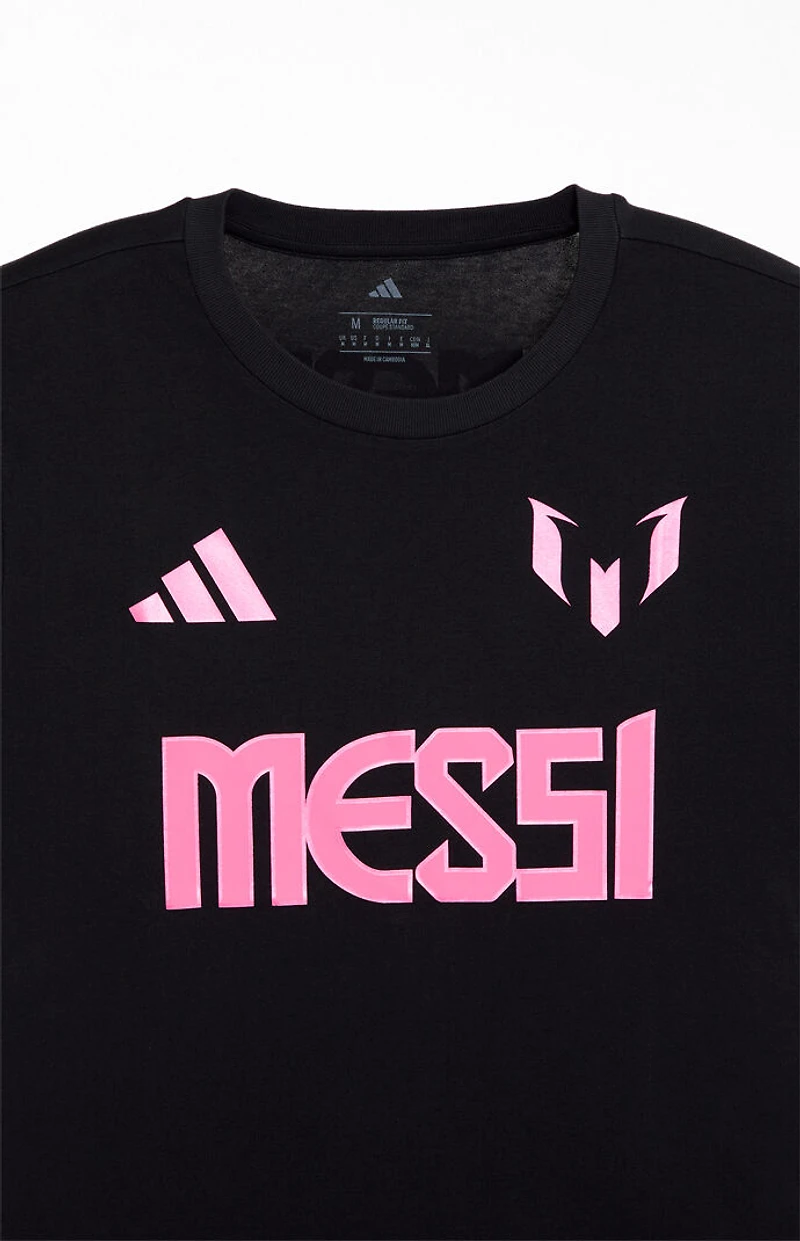adidas Messi 10 Black T-Shirt