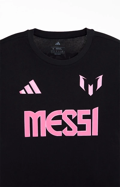adidas Messi 10 Black T-Shirt
