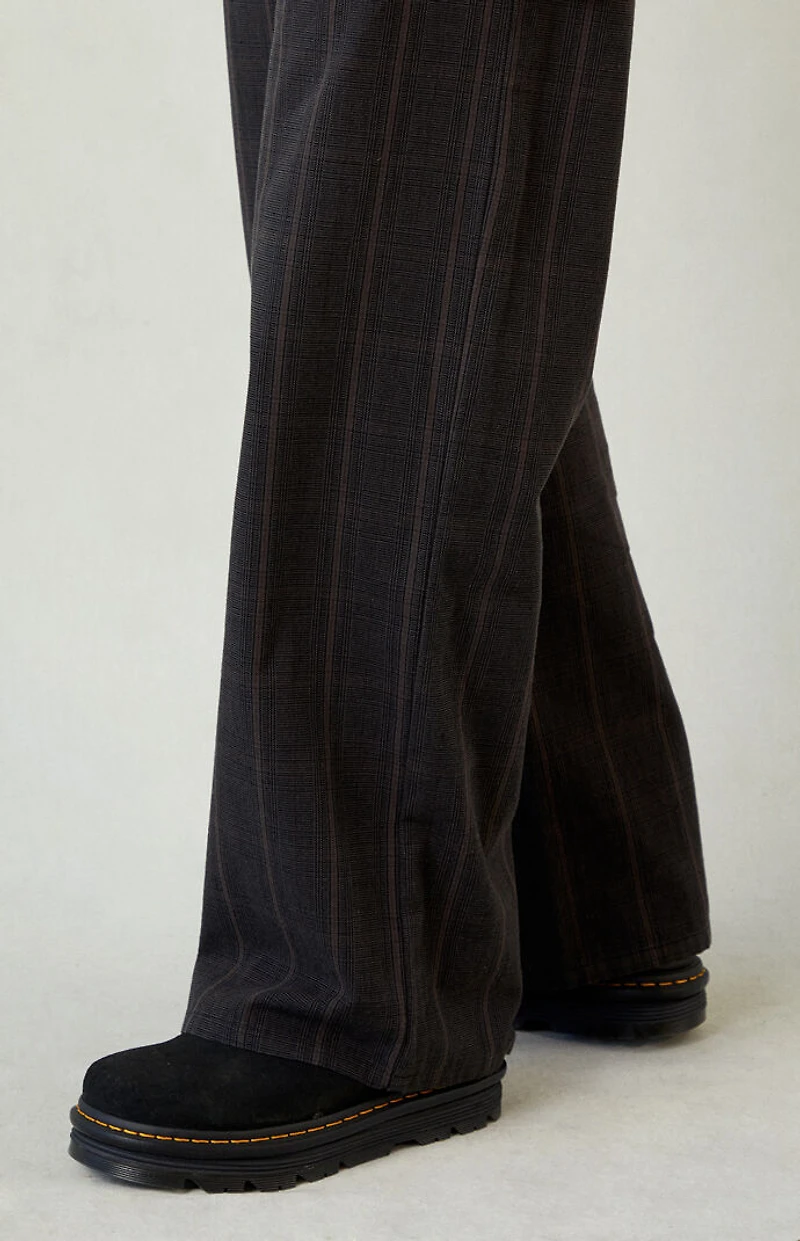 Pacsun Dark Plaid Extreme Baggy Pants