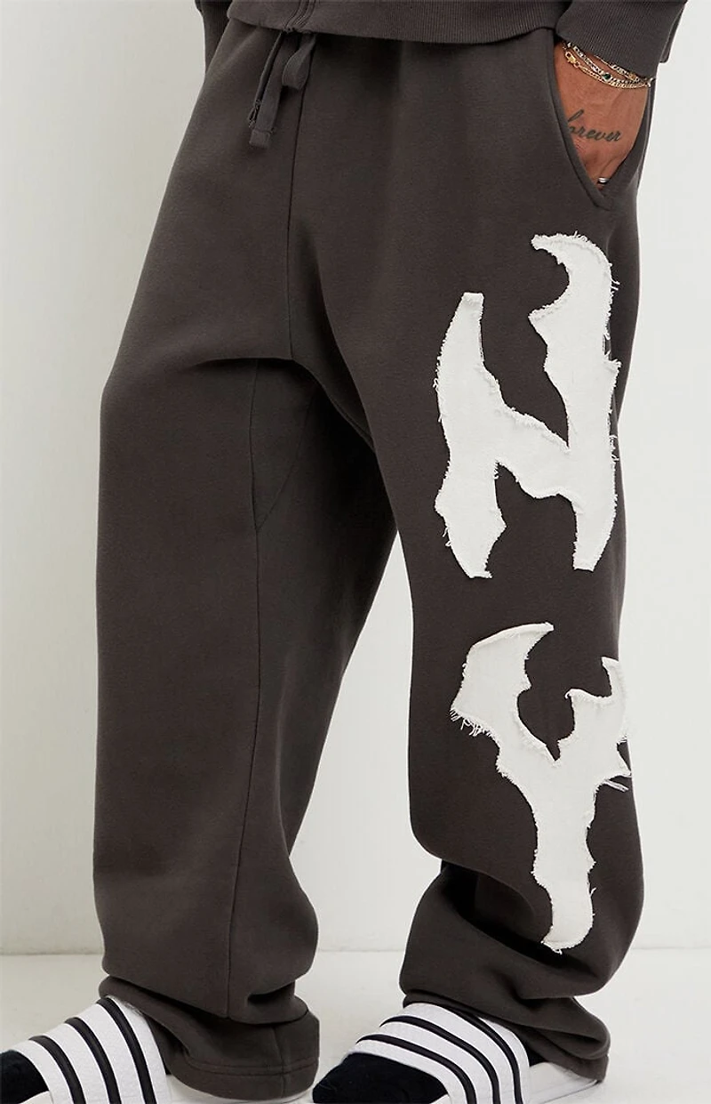 Pacsun NY Raw Applique Baggy Sweatpants