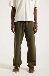 Pacsun Olive Straight Leg Sweatpants