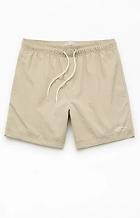 Pacsun Collegiate Solid 6.5" Swim Trunks
