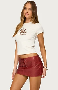 Edikted Western Graphic T-Shirt