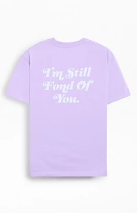 LAVENDER Still Fond Of You Boxy T-Shirt
