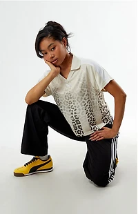 Puma T7 Leopard Luxe Cropped Football Jersey