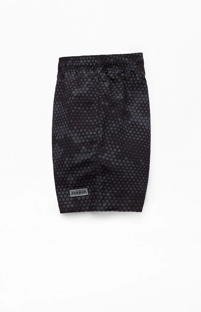 Pacsun Midnight Camo AOP 4.5'' Swim Trunks