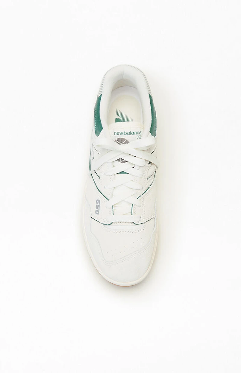 New Balance Women's Teal & White 550 Sneakers