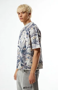 Pacsun Unknown Camo Cropped Boxy T-Shirt