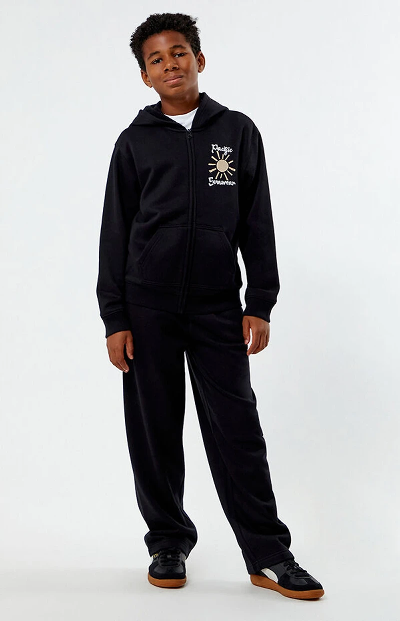 Pacsun Kids Black Zip Up Hoodie