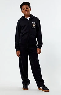 Pacsun Kids Black Zip Up Hoodie