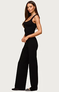 Edikted Linda Ribbed Scoop Neck Tank Top