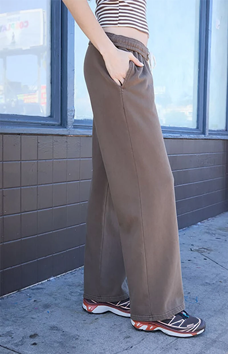 John Galt Brown Anastasia Baggy Sweatpants