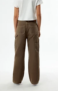 Pacsun Kids Baggy Pants Carpenter Brown