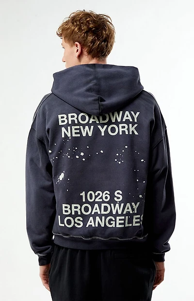 Pacsun Black Terrain Heavyweight Hoodie