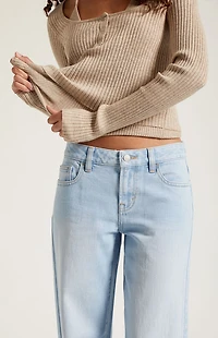 Pacsun Casey Low Rise Baggy Jeans Lighter Blue