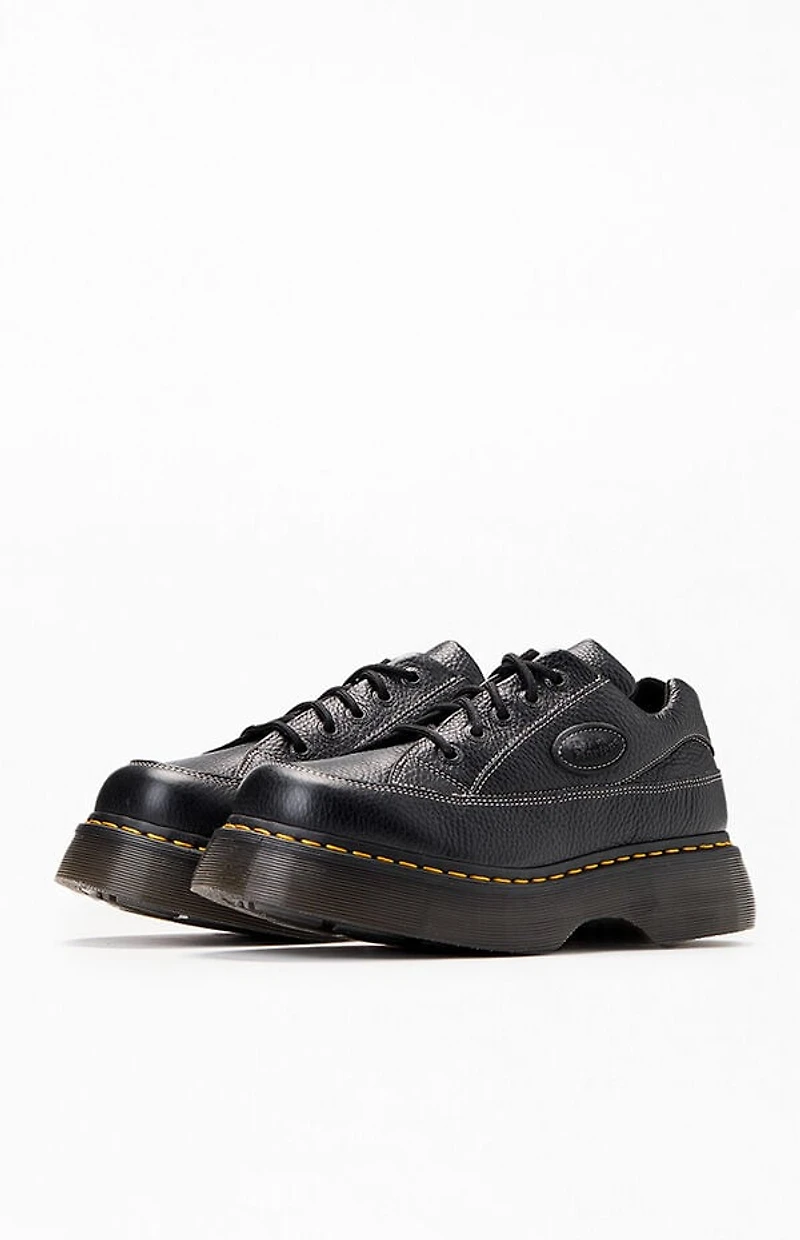 Dr Martens Women's Black Buzz 5-Eye Leather Sneakers