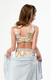 Pacsun Kids Tank & High Waisted Bikini Set