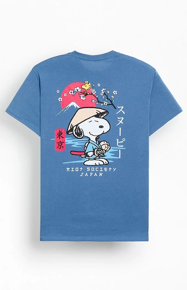 Riot Society Snoopy Samurai T-Shirt