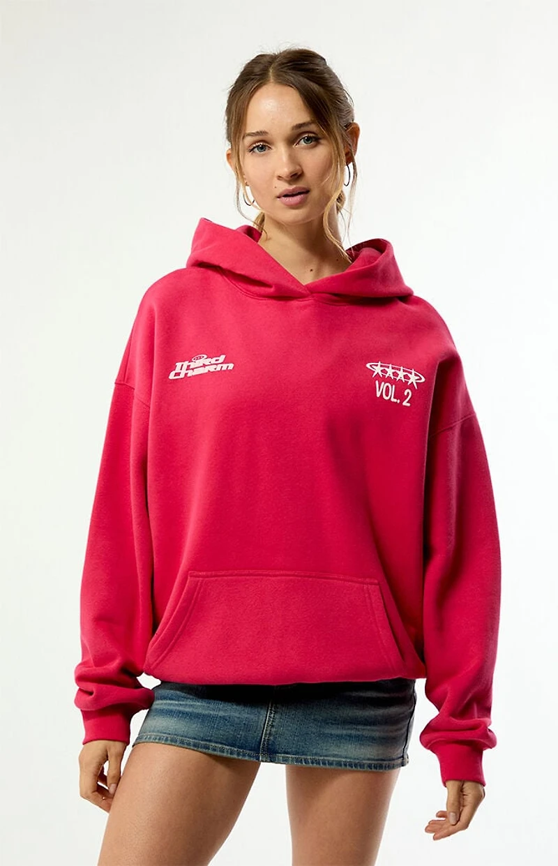Third Charm Raspberry Puff Graphic Vol. 2 Hoodie
