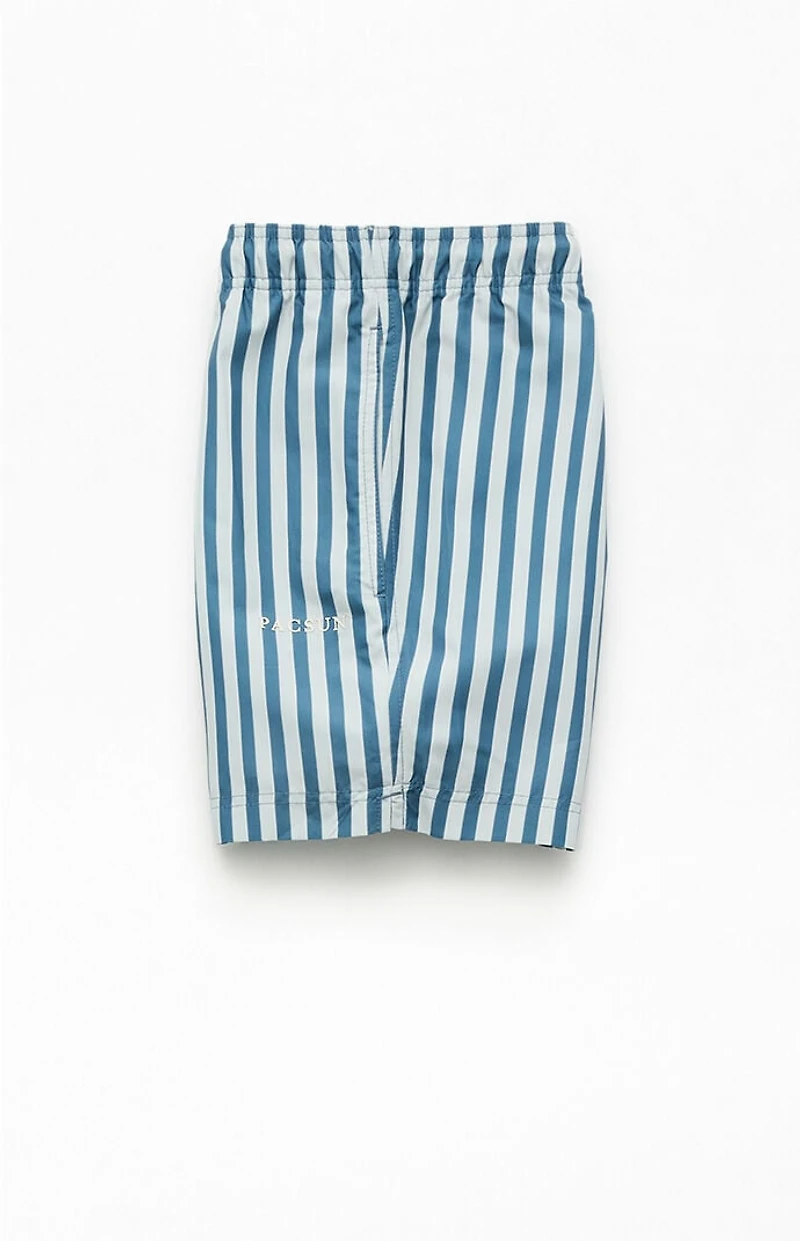 Pacsun Striped Yacht 4.5" Swim Trunks
