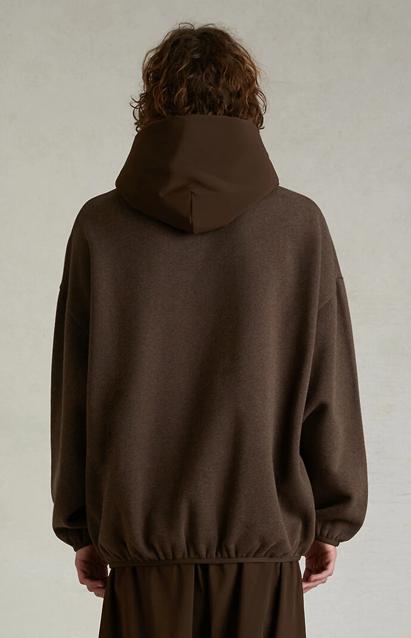 Fear of God ESSENTIALS Heather Wood Nylon Fleece Hoodie