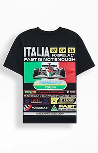 Formula 1 x Pacsun Black Monza Italy 2025 T-Shirt