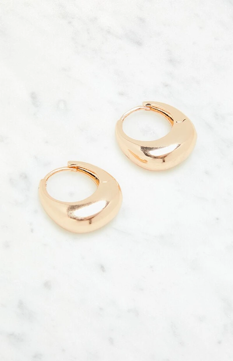 John Galt Gold Hoop Earrings