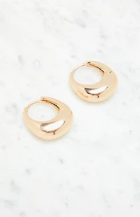 John Galt Gold Hoop Earrings