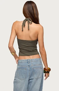 Edikted Sherri Braided Halter Top