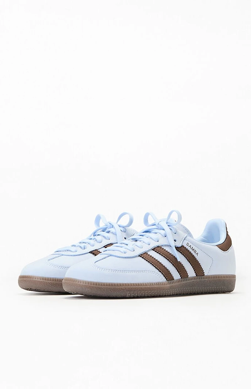 adidas Women's Blue Samba OG Sneakers