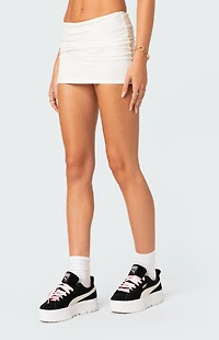 Edikted Aisha Low Rise Mini Skirt