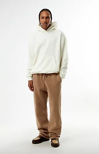 Pacsun Cream Solid Hoodie