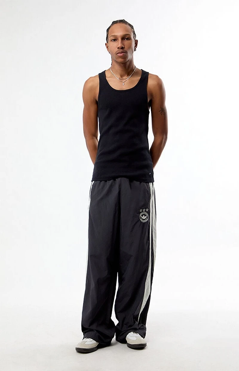Pacsun Black Script Ribbed Tank Top