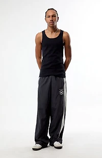 Pacsun Black Script Ribbed Tank Top