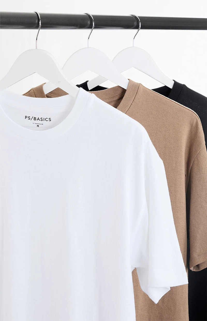 Pacsun 3 Pack Solid Color T-Shirts