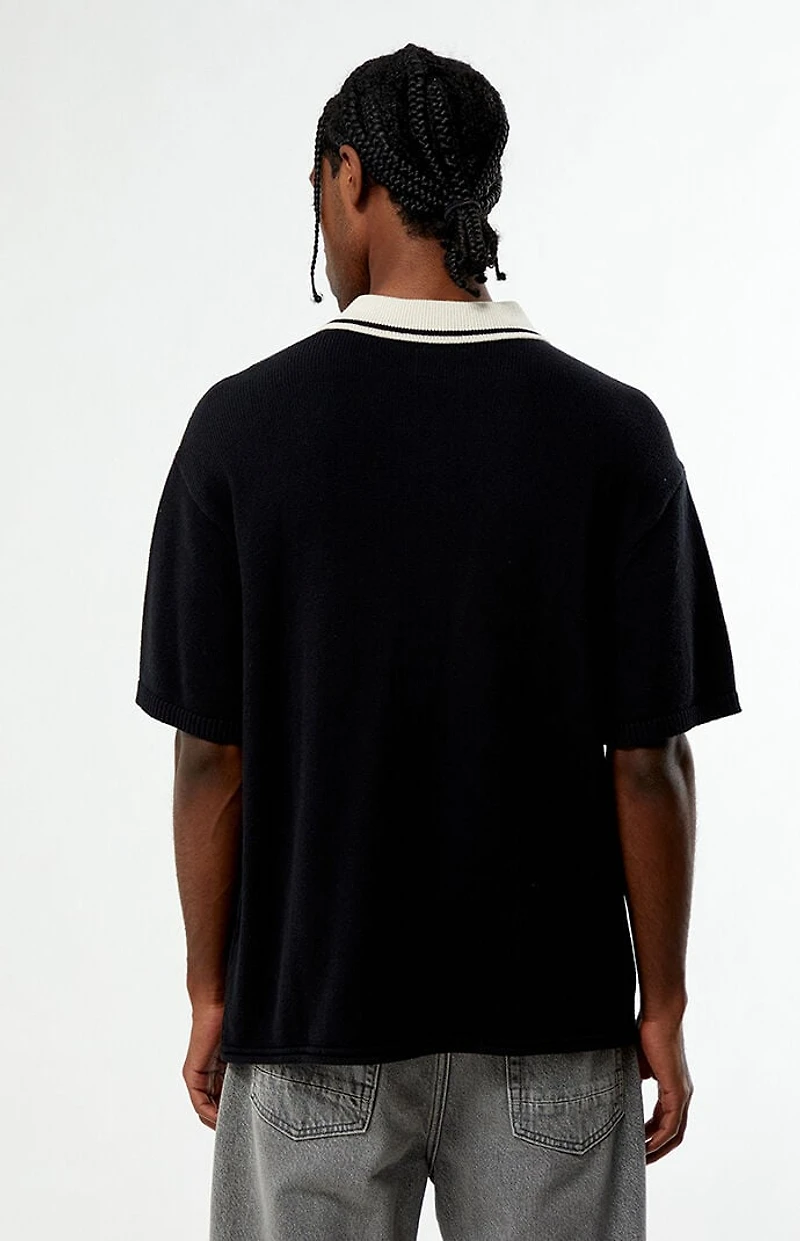 Pacsun Milton Textured Polo Sweater Shirt