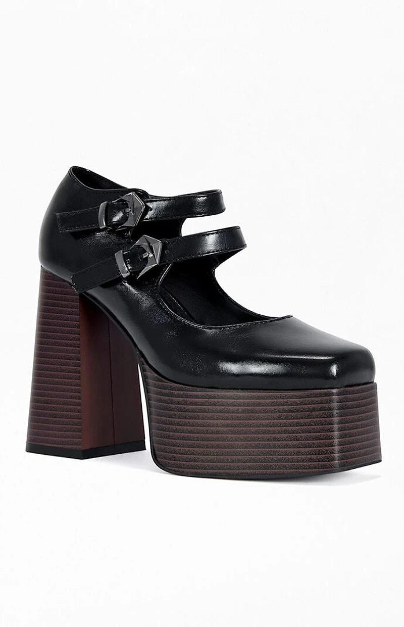 AZALEA WANG Women's Moxie Black Block Pumps