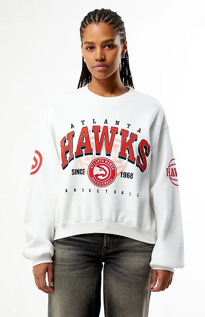 QORE Atlanta Hawks Crew Neck Sweatshirt