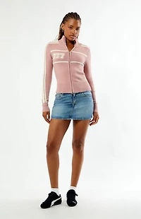 Daisy Street 777 Zip Up Sweater