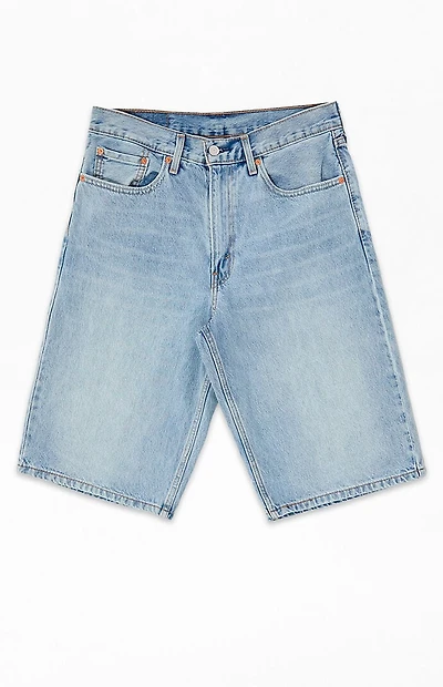 Levi's Light Blue 470 Baggy Jean Shorts