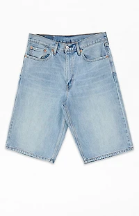 Levi's Light Blue 470 Baggy Jean Shorts
