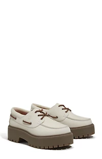 Timberland Women's Natural Nubuck Stone Street Boat Shoes