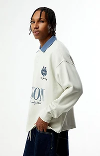Pacsun Hudson Long Sleeve Rugby Polo Shirt