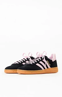 adidas Women's Black & Pink Handball Spezial Sneakers