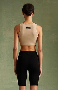 Fear of God ESSENTIALS Women's Jet Black Biker Shorts